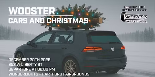 Wooster Cars and Christmas at WonderLight's - December 20th