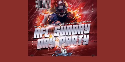 NFL Sunday Day Party - Sidewayz Sundays Brunch & $1 Wings