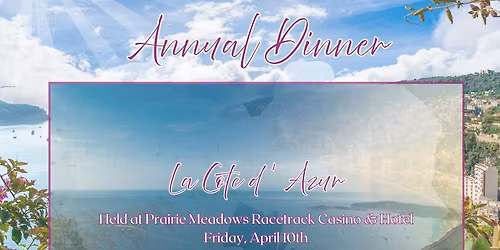 2026 Annual Dinner: La Cote d' Azur