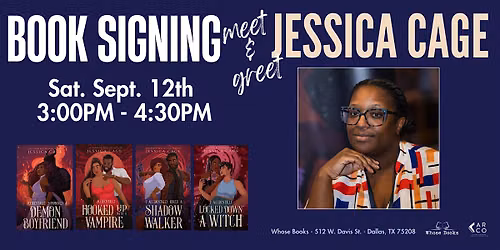 Book Signing: Jessica Cage