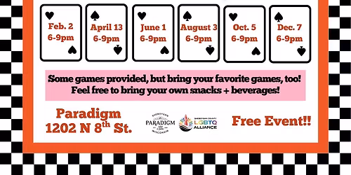 Queer Fam Game Night @ Paradigm