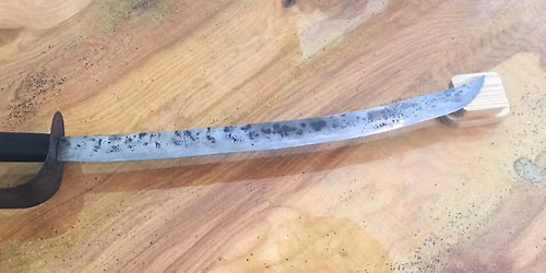 Blacksmithing Intensive - 3 days to make a Pirate's Cutlass