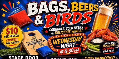 Bags, Beers & Birds - Cornhole Tournament
