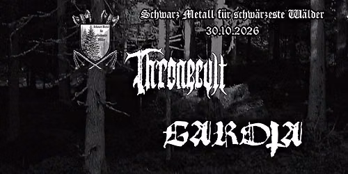 Schwarz Metall f\u00fcr schw\u00e4rzeste W\u00e4lder am 30.10.2026