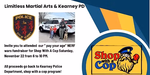 NERF Wars Shop With A Cop Fundraiser