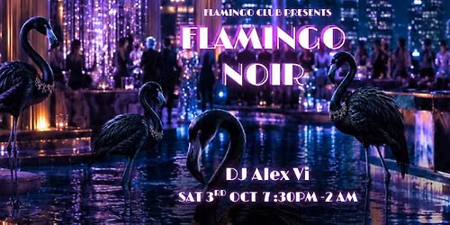 \u2728\ud83e\udda9 F L A M I N G O NOIR  PARTY\ud83e\udda9\u2728