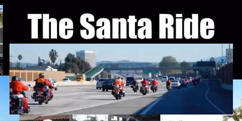 The Santa Charity Ride. All Bikes Welcome