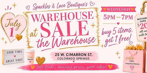 Warehouse Sale at The Warehouse!