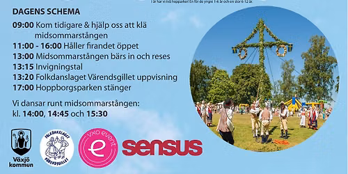 V\u00e4xj\u00f6s midsommarfirande i Evedal \ud83c\udf38\ud83c\uddf8\ud83c\uddea