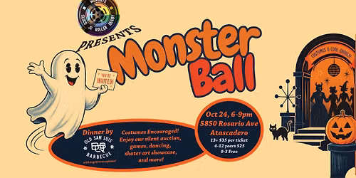 SLOCO Jr. Roller Derby's Monster Ball Fundraiser