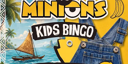 Moana vs Minions Kids Bingo