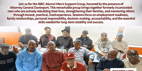 NJRC Alumni Men\u2019s Support Group
