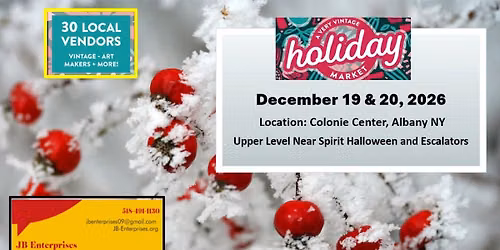 Vintage Holiday Market Section