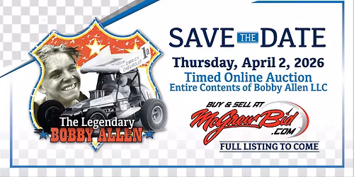 Auction \u2013 Entire Contents of Bobby Allen LLC