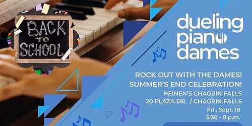Dueling Piano Dames play Heinen's Chagrin Falls