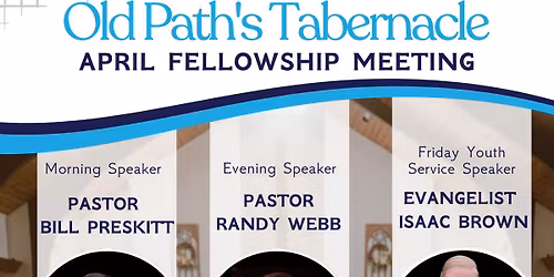 April Fellowship Meeting 2026