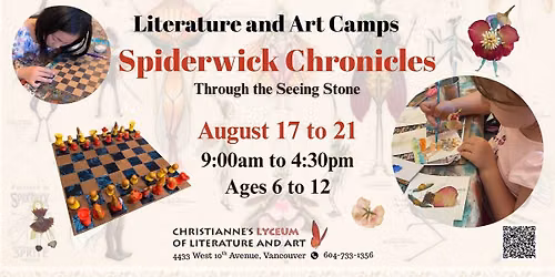 Literature and Art Camps: Spiderwidk Chronicles