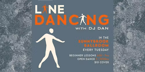 Line Dancing inside SunnyBrook Ballroom