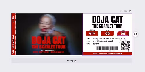 Doja Cat San Francisco Tickets
