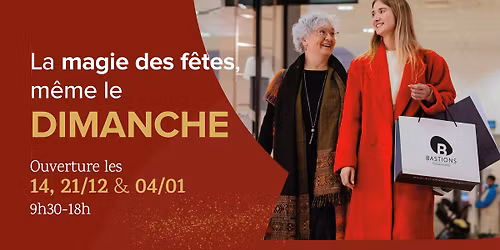 Ouverture les dimanches \ud83c\udf84