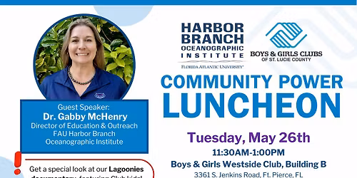 May Community Power Luncheon & Special Lagoonies Youth Documentary