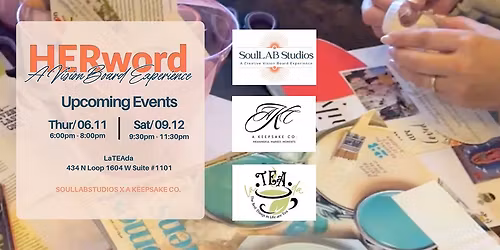 HERword: Vision Board & Custom Keepsake Experience