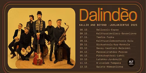 Dalind\u00e8o Kallio and beyond -juhlakiertue \/ Savoy-teatteri, Helsinki