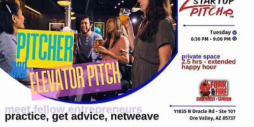 SEPT 1 - Startup PITCHR - Startups, Pitchers, Pitches, and Netweaving