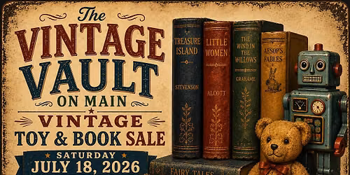 Vintage Toy and Book Sale Special Event