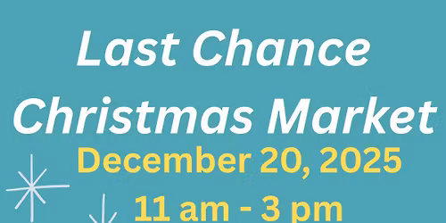 Last Chance Christmas Event