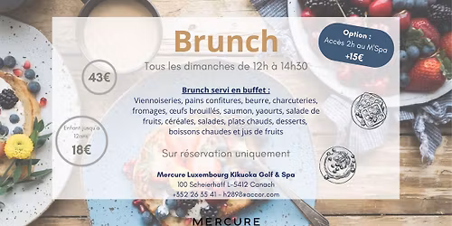 Brunch (avec option Spa)