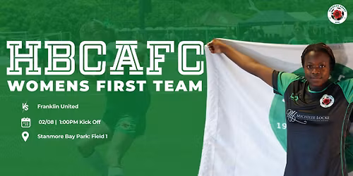 HBCAFC Womens First Team vs Franklin United