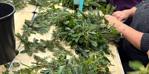 Christmas wreath workshop