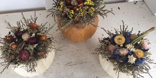Create Your Own Dried Flower Pumpkin