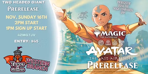 Avatar 2 Headed Giant Magic the Gathering Prerelease at Tower of Games Western Branch 