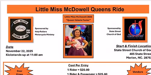 LITTLE MISS MCDOWELL QUEENS RIDE 