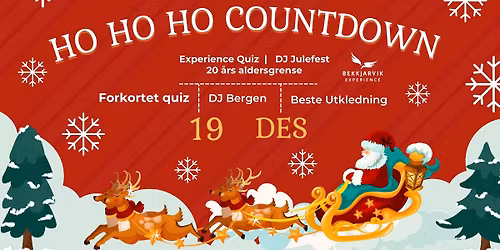 Ho Ho Countdown - Julequiz - Julefest med DJ