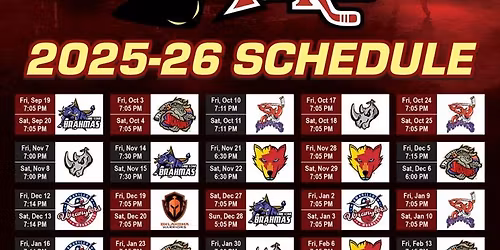 Corpus Christi IceRays at El Paso Rhinos at El Paso County Coliseum