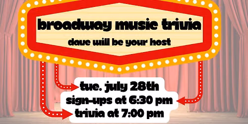 Broadway Music Trivia at GBC
