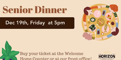 Senior Dinner - December