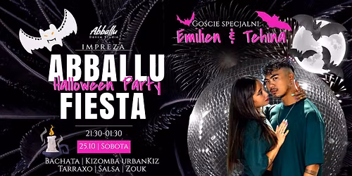 Abballu Fiesta-Halloween Party z Emilien & Tehina | 25.10 Sobota | 21:30-01:30