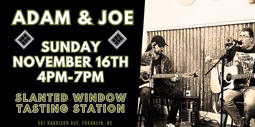 LIVE MUSIC - Adam & Joe