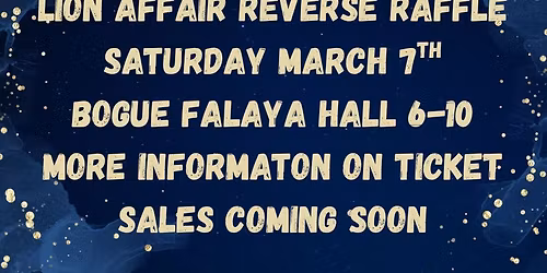 CHS Lion affair reverse raffle 