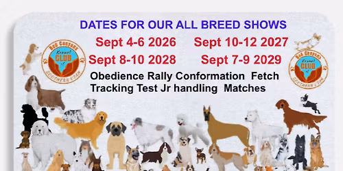 RCKC AKC ALL BREED SHOW SEPT