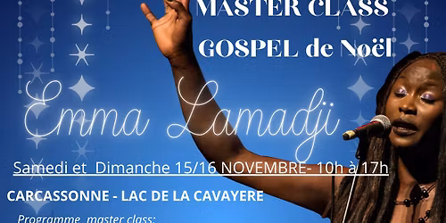 Master Class Gospel de fin d'ann\u00e9e avec Emma Lamadji
