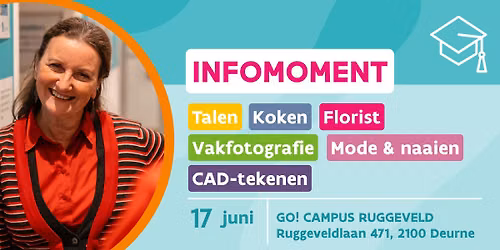 Infomoment koken, florist, mode, fotografie, CAD-tekenen en talen