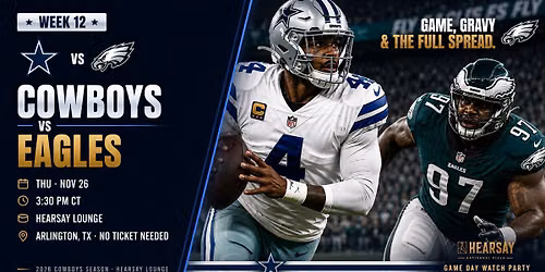 EAGLES VS COWBOYS WATCH PARTY