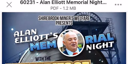 Alan Elliott\u2019s Memorial Night 