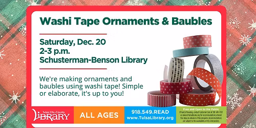 Washi Tape Ornaments & Baubles