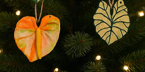 Let's Make Tropical Plant Ornaments with Aloha Art Studios